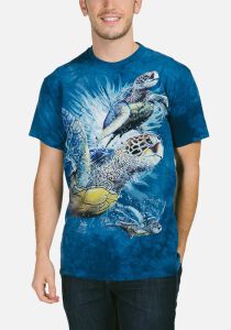 Schildkröten T-Shirt Find 9 Sea Turtles XL