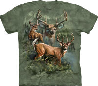 Hirsch T-Shirt Deer Collage L