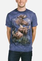 Elch T-Shirt Moose Collage L