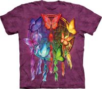 Rainbow Butterfly T-Shirt XL
