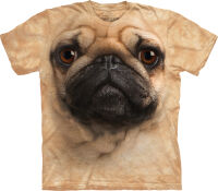 Mops T-Shirt Pug Face L