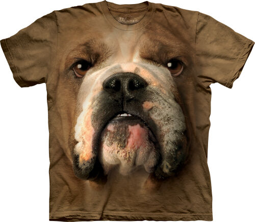 Bulldoggen T-Shirt Bulldog Face