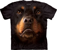 Hunde T-Shirt Rottweiler Face