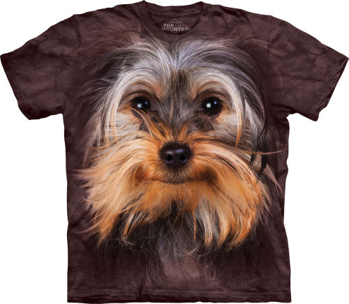 Hunde T-Shirt Yorkshire Terrier Face 2XL