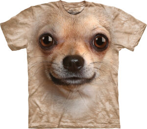 Hunde T-Shirt Chihuahua Face XL