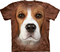 Hunde T-Shirt Beagle Face M