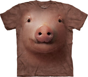 dieses Schweine T-Shirt ist die ideale Geschenkidee...