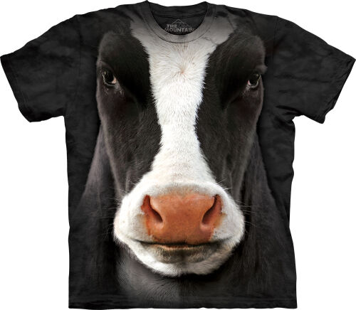 Kuh T-Shirt Black Cow Face S