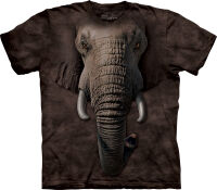 Elefanten T-Shirt Elephant Face 3XL