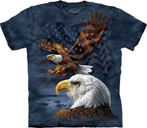 Patriotic T-Shirt Eagle Flag Collage