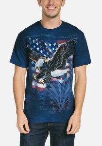 T-Shirt Seeadler mit USA Flagge