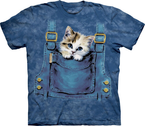Katzen T-Shirt Kitty Overalls S