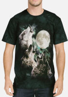Wolf T-Shirt Three Wolf Moon S