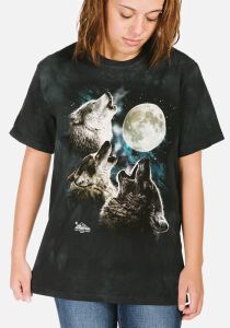 Wolf T-Shirt Glow Wolf Moon