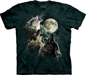 Wolf T-Shirt Glow Wolf Moon S