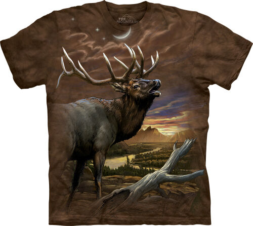Elch T-Shirt Elk at Dusk