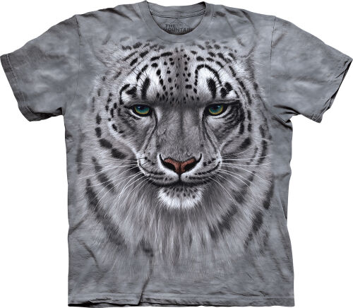 Leoparden T-Shirt Snow Leopard ... S