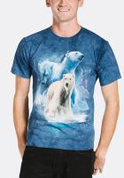 Eisbären T-Shirt Polar Collage S