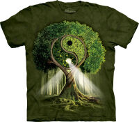 T-Shirt Yin Yang Tree S