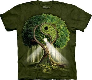 T-Shirt Yin Yang Tree L
