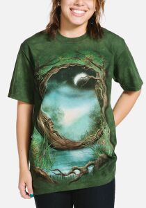 Fantasy T-Shirt Moon Tree