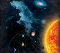 Planeten T-Shirt Solar System M