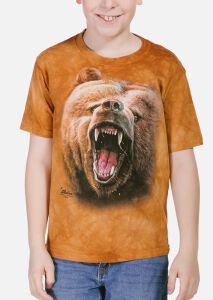 Bären Kinder T-Shirt Grizzly Growl