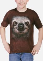 Faultier Kinder T-Shirt Sloth Face S