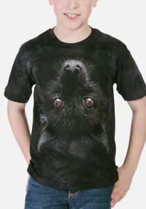 Fledermaus Kinder T-Shirt Bat Head