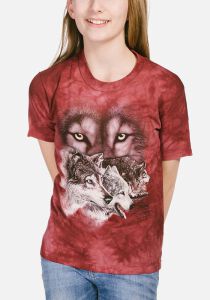Wolf Kinder T-Shirt Find 9 Wolves S