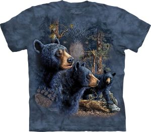 B&auml;ren Kinder T-Shirt Find 13 Black Bears
