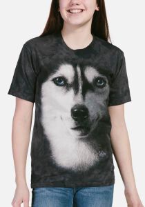 Husky Kinder T-Shirt Siberian Face S