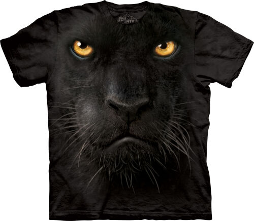Schwarzer Panther Kinder T-Shirt M