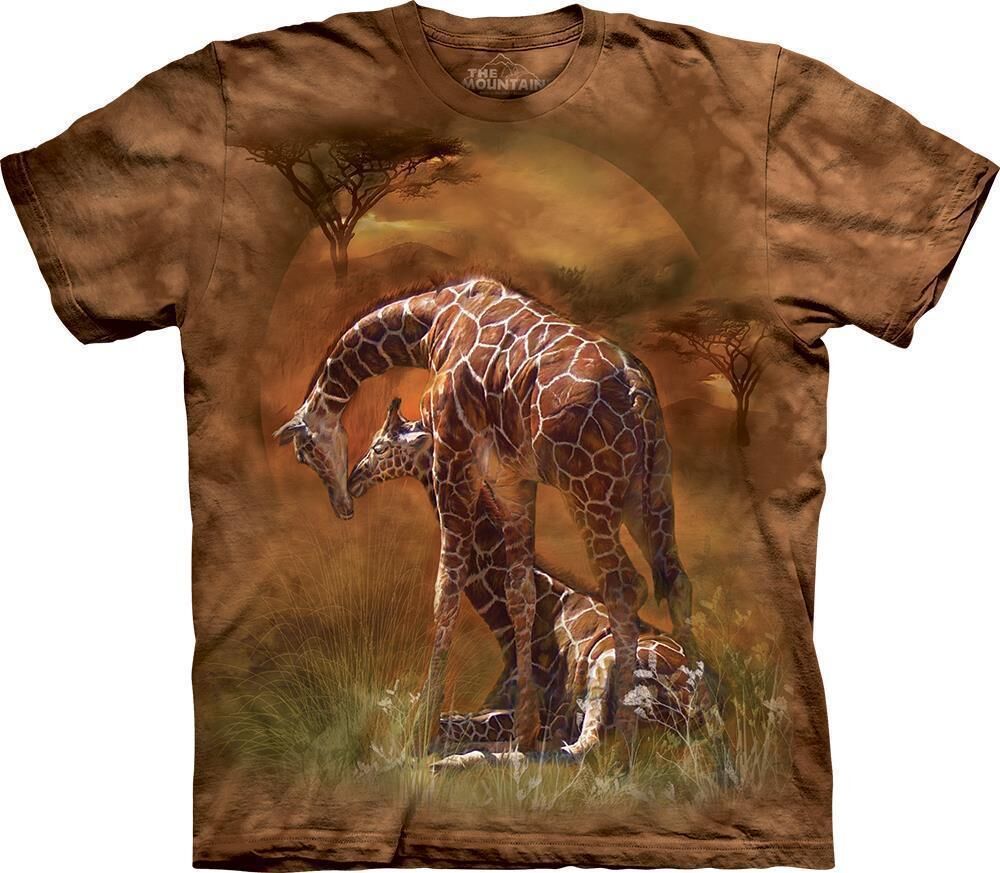 Giraffen Kinder T-Shirt Giraffe Sunset