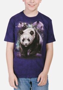 Panda Kinder T-Shirt Panda Collage L