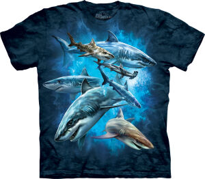 Hai Kinder T-Shirt Shark Collage