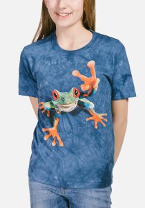 Frosch Kinder T-Shirt Victory Frog