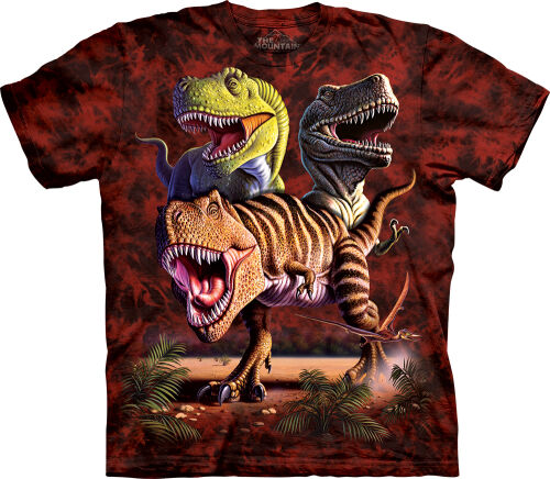 Dinosaurier T-Shirt Rex Collage S