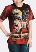 Dinosaurier T-Shirt Rex Collage M